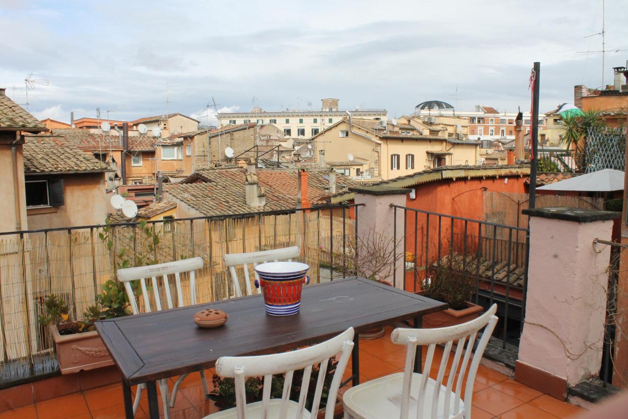 Casa Greco - Attico Con Terrazza, Trastevere Roma Exterior foto