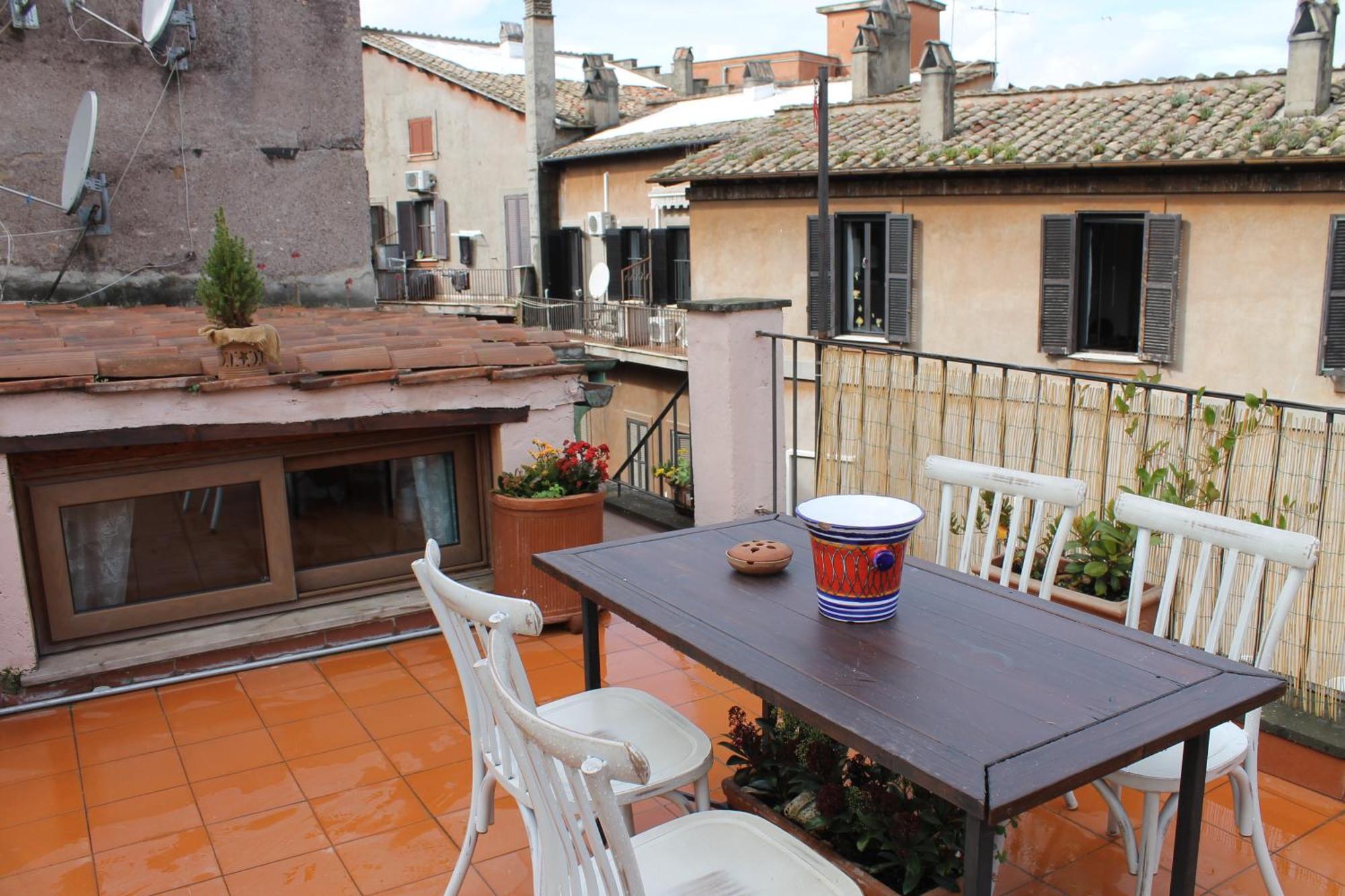 Casa Greco - Attico Con Terrazza, Trastevere Roma Exterior foto