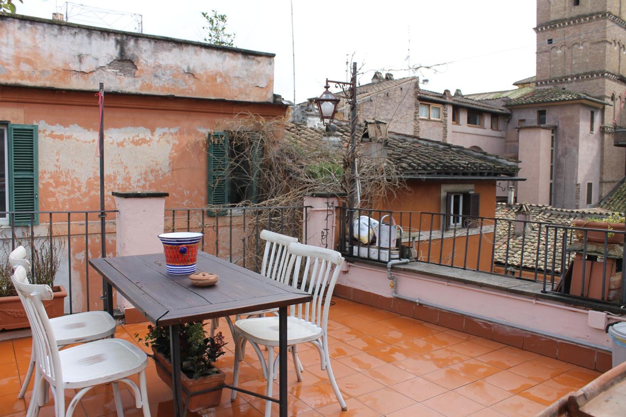 Casa Greco - Attico Con Terrazza, Trastevere Roma Exterior foto