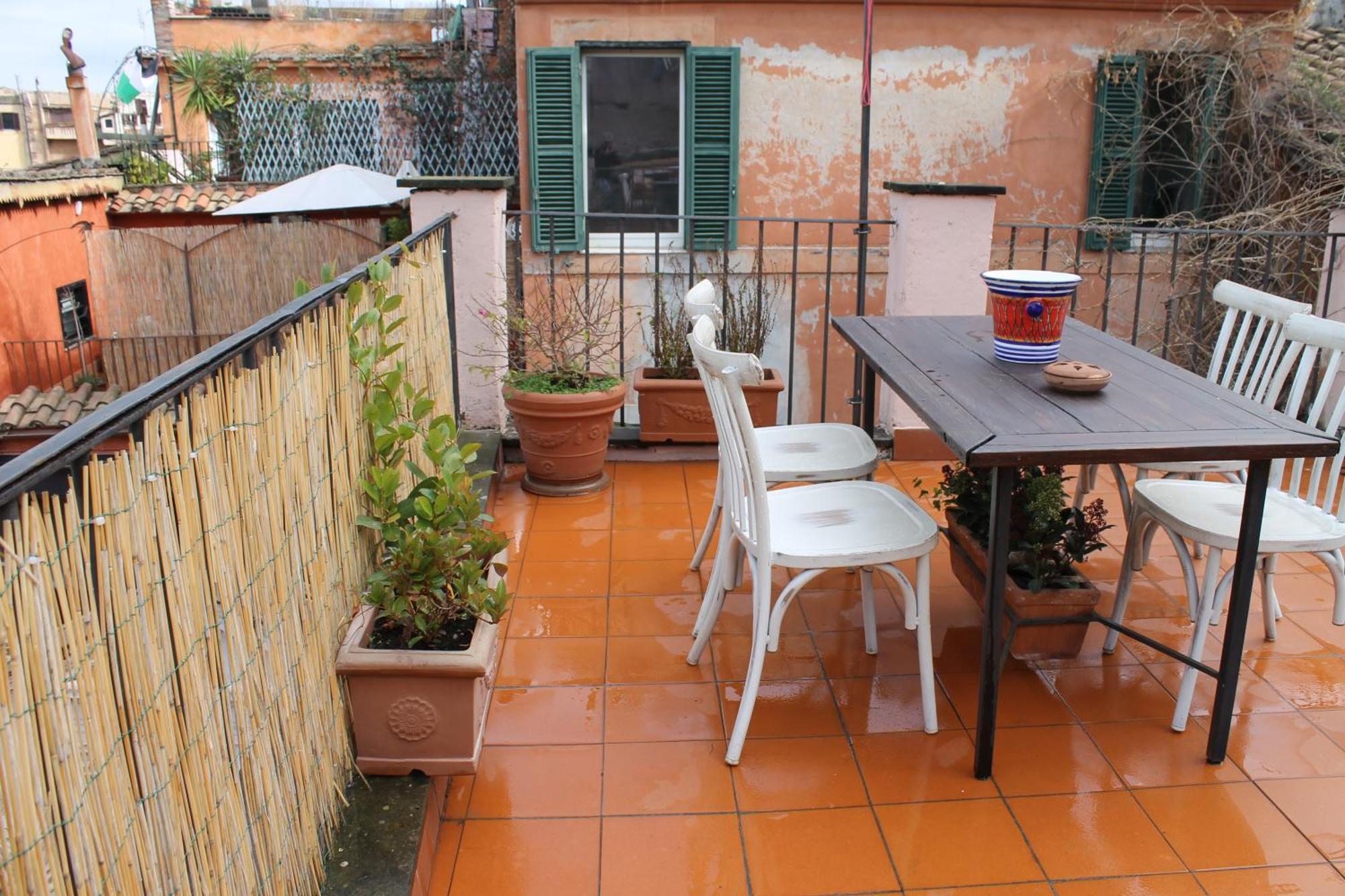 Casa Greco - Attico Con Terrazza, Trastevere Roma Exterior foto